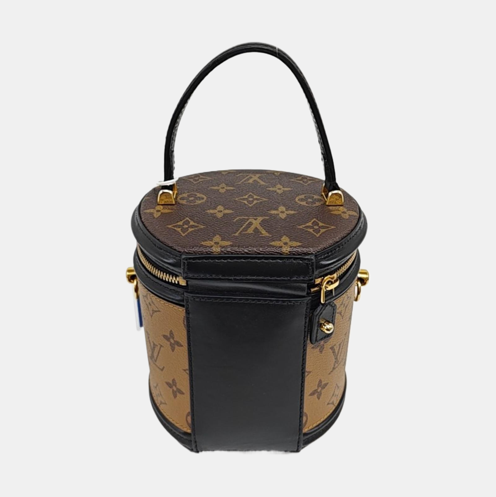 CANNES PM Monogram Coated Canvas Brown