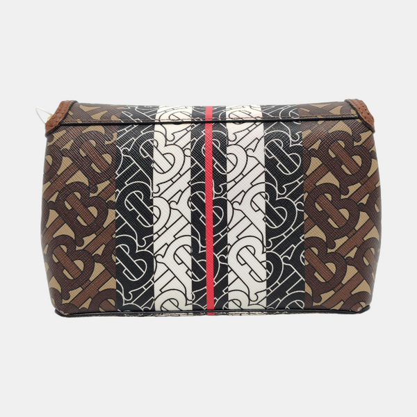 Crossbody Bag Coated Canvas Multicolor