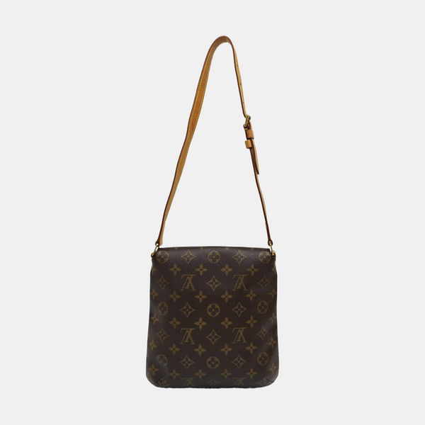 MUSETTE TANGO Monogram Coated Canvas Brown