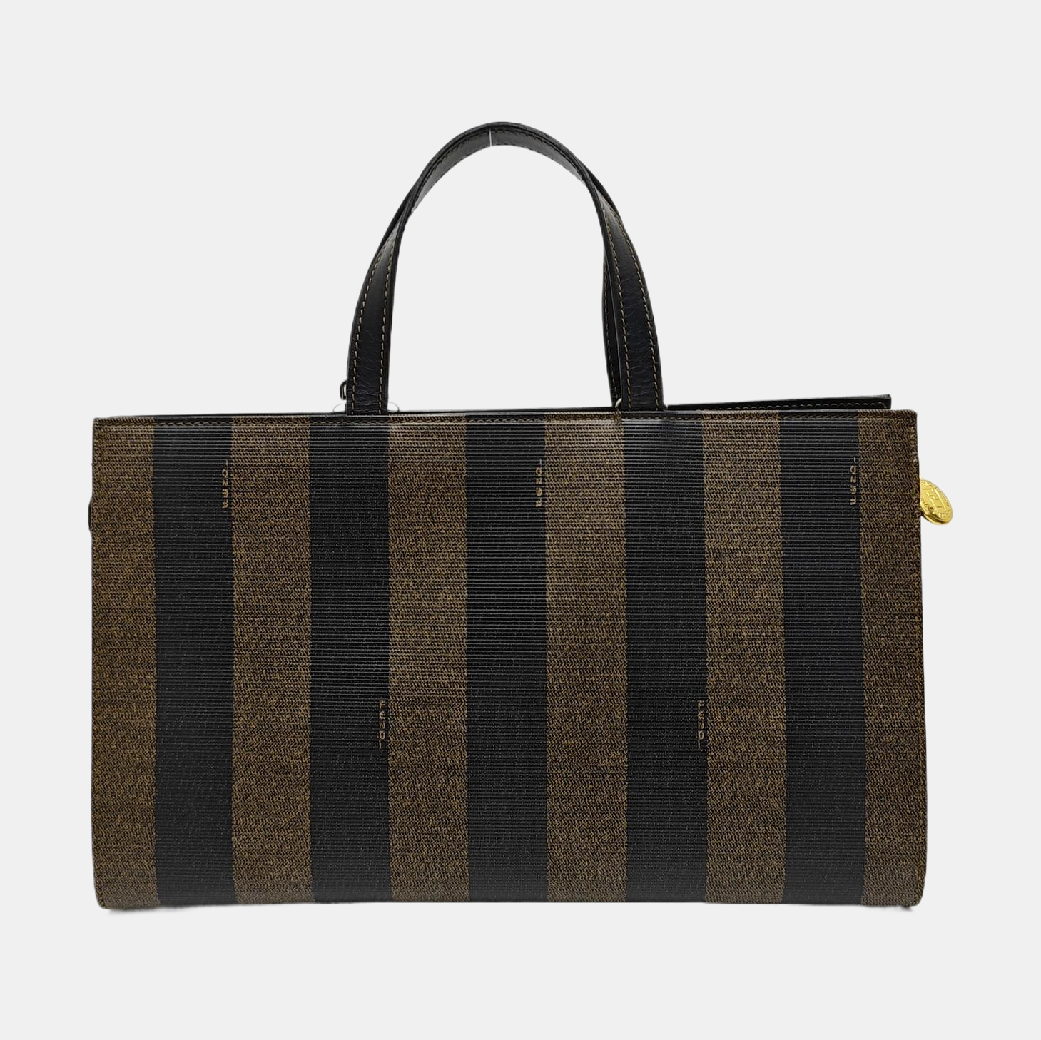 Coated Canvas Shoulder Bag Multicolor