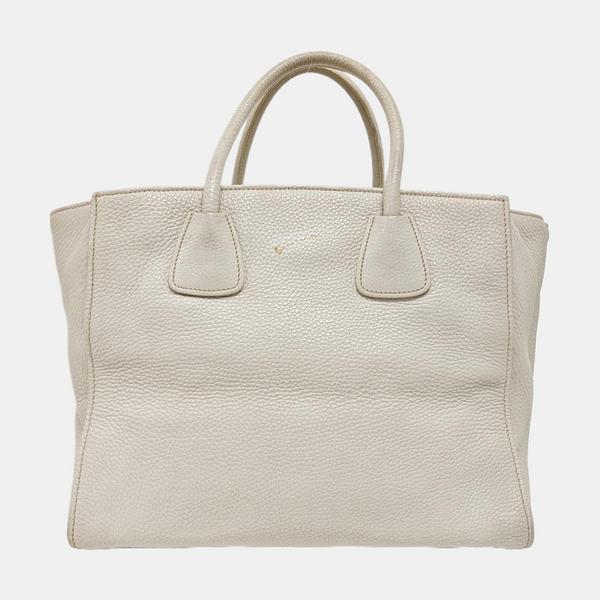 Calfskin Tote Bag White