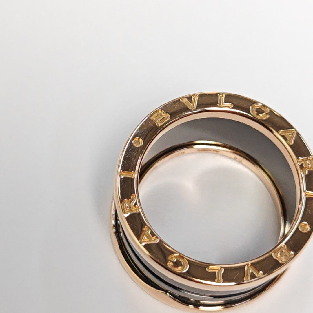 B.ZERO1 18k Rose Gold Ring EU 54