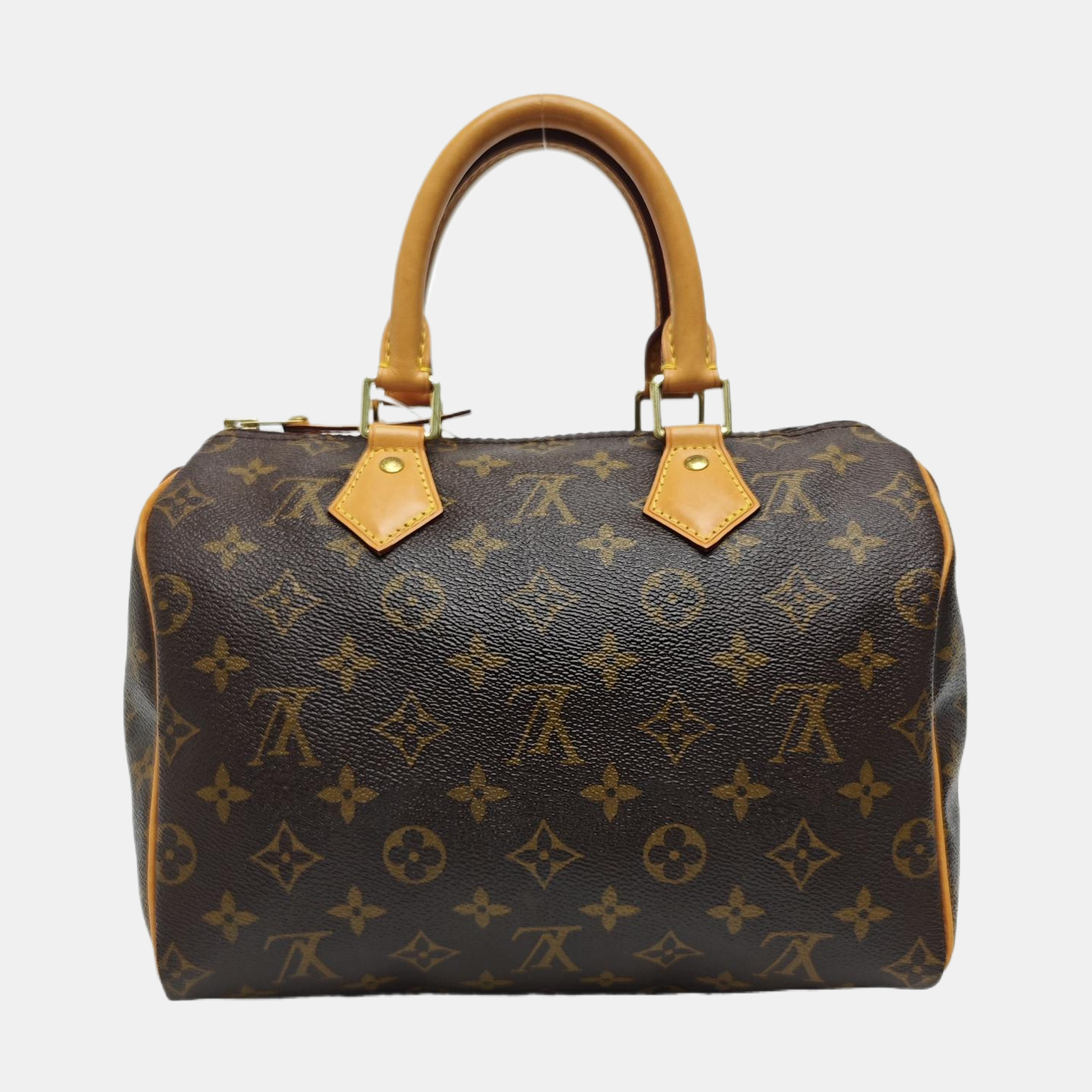 SPEEDY 25 Monogram Coated Canvas Brown
