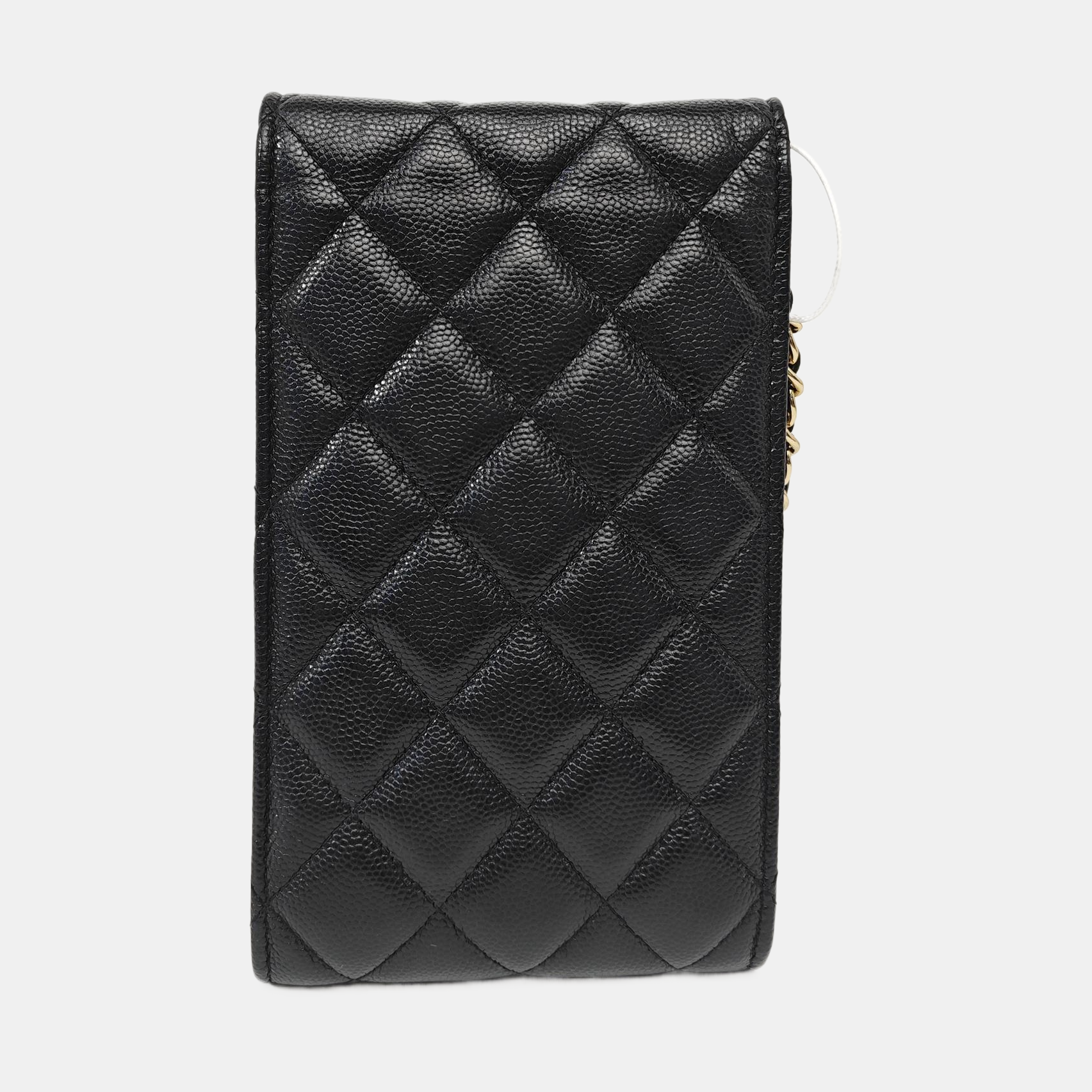 Quilted Calfskin Shoulder Bag Black
