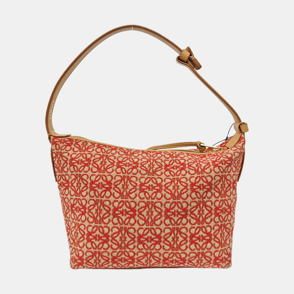 Monogram Canvas Shoulder Bag Red