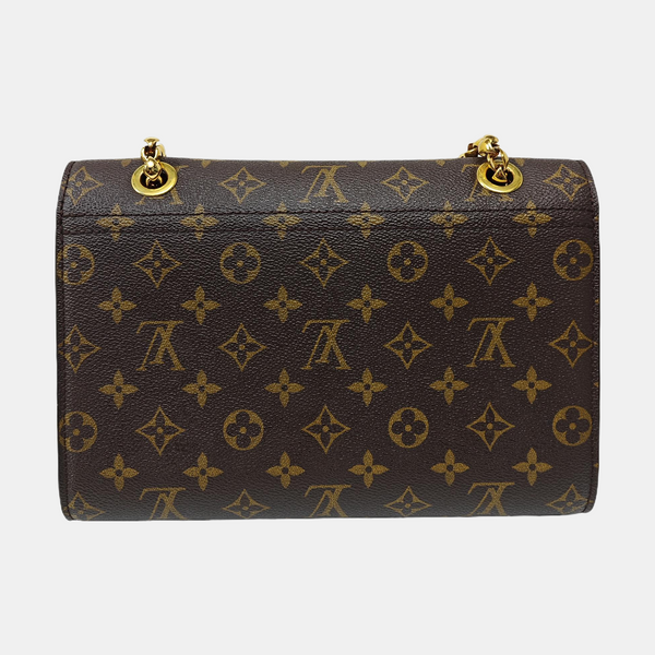 VICTOIRE Monogram Coated Canvas Brown