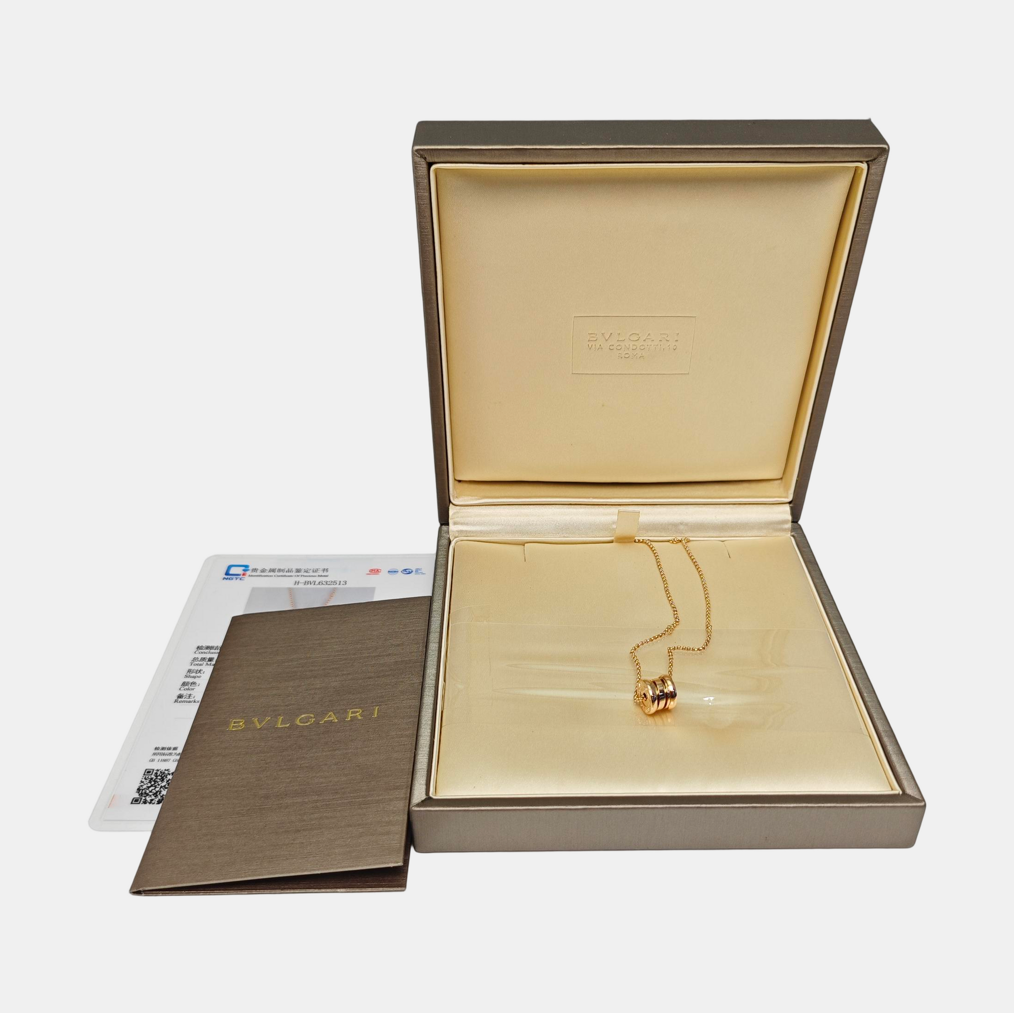 B.ZERO1 18k Rose Gold Necklace