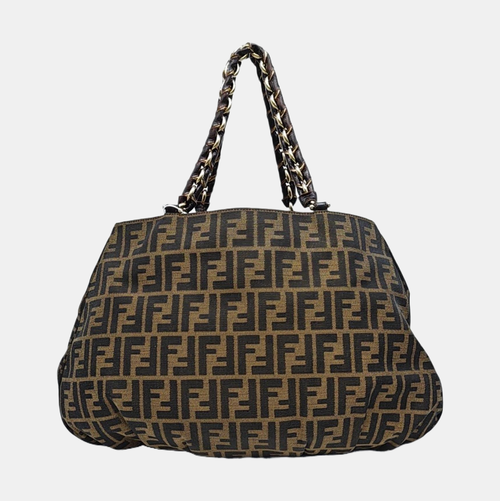 Canvas Shoulder Bag Brown