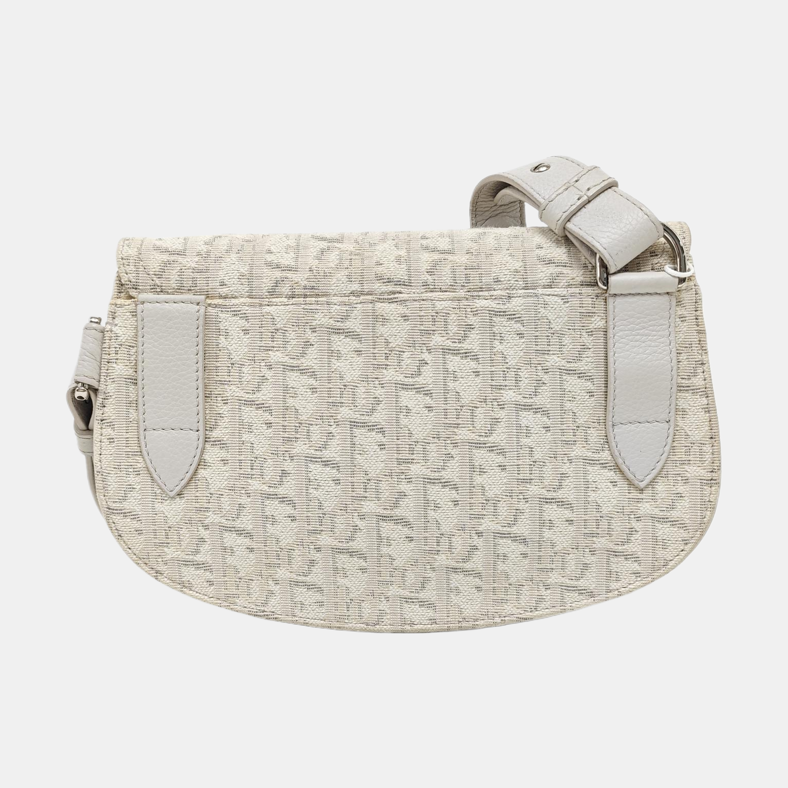 Saddle Small Oblique Canvas Beige
