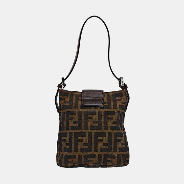 Canvas Top Handle Bag Brown