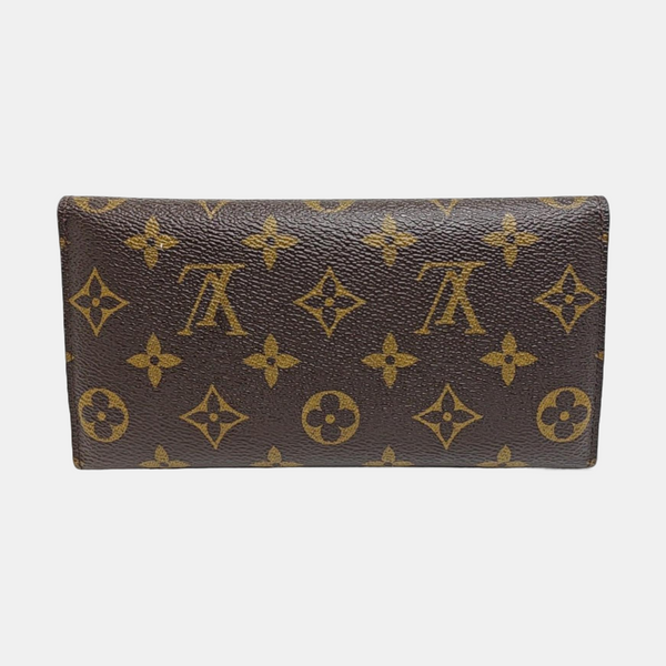 JOSÉPHINE Monogram Coated Canvas Brown Wallet
