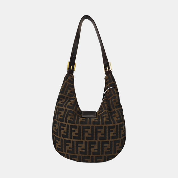 Canvas Shoulder Bag Brown