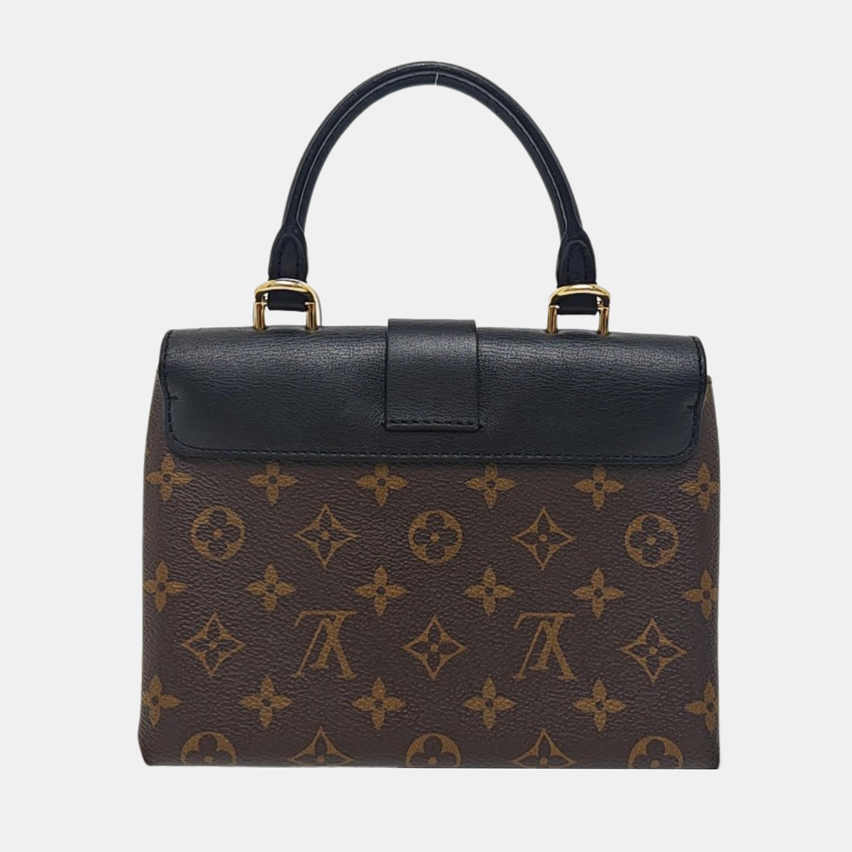 LOCKY BB Monogram Coated Canvas Brown