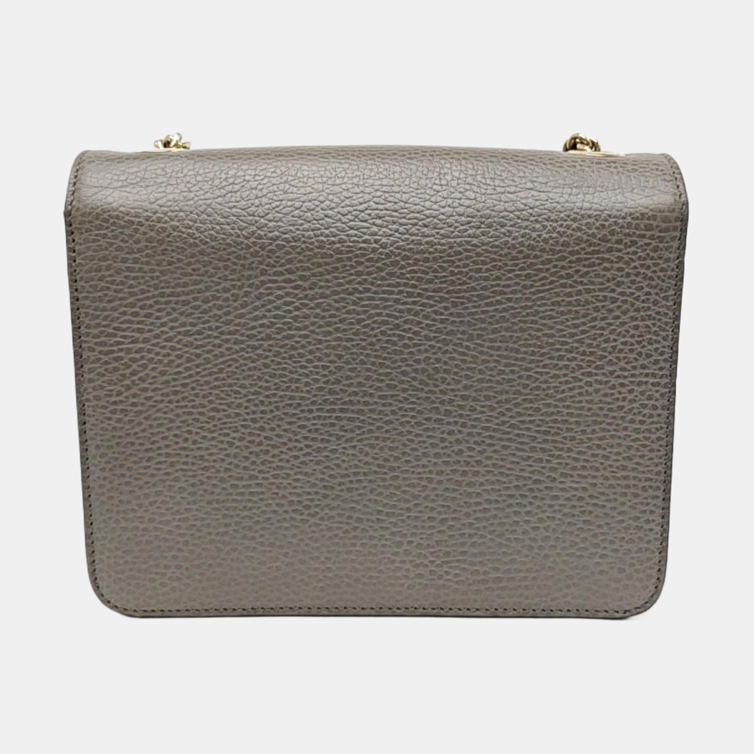 Interlocking G Small Calfskin Gray