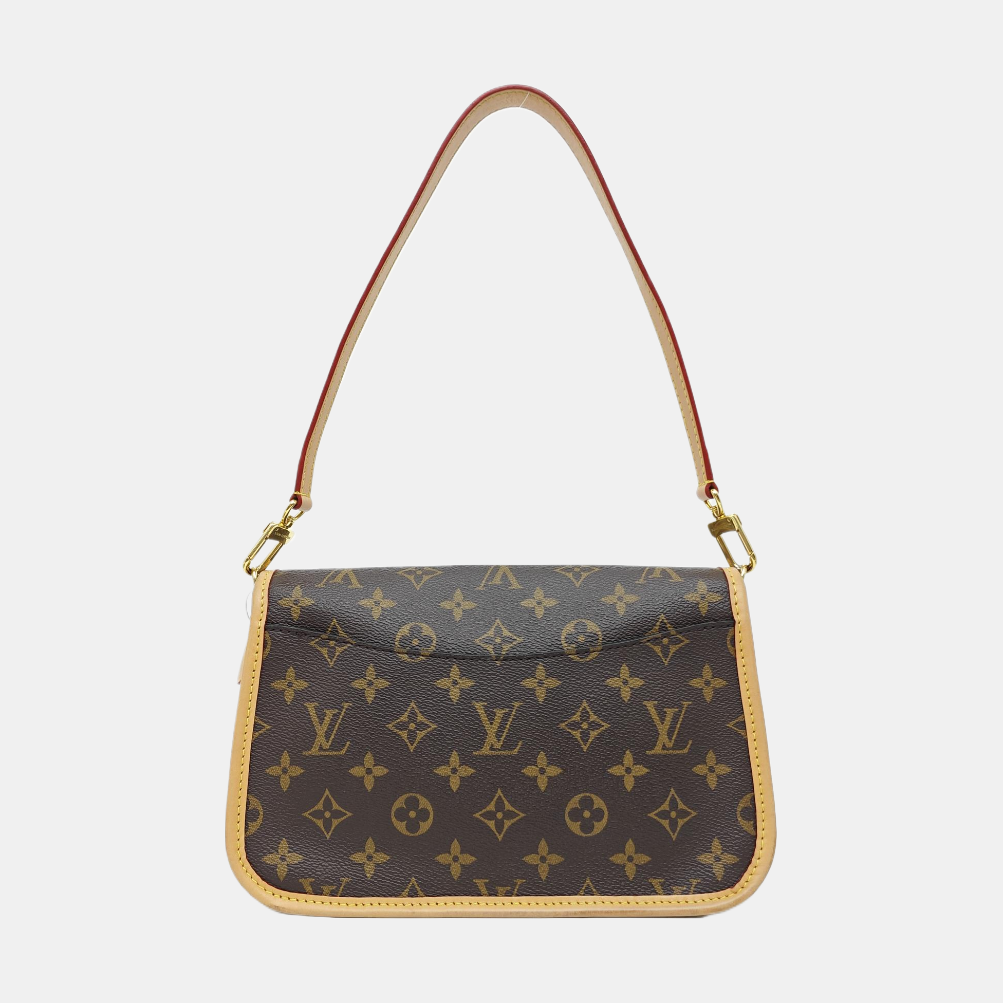 DIANE Monogram Coated Canvas Brown
