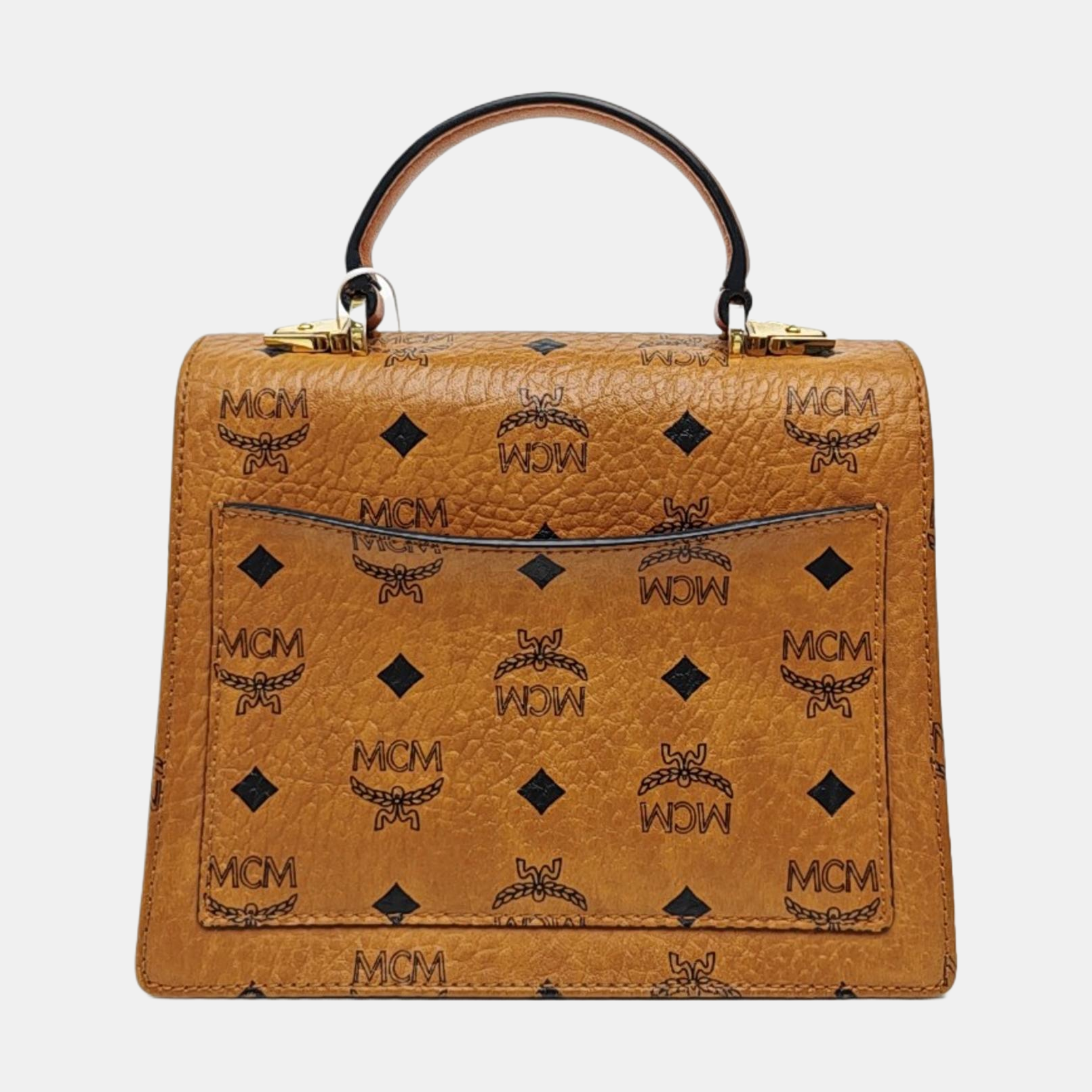 TRACY Small Monogram Coated Canvas Brown