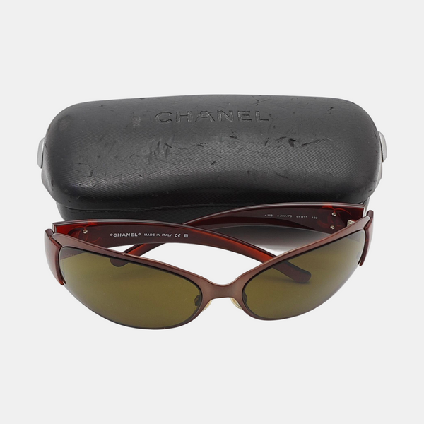 Metal Sunglasses Brown