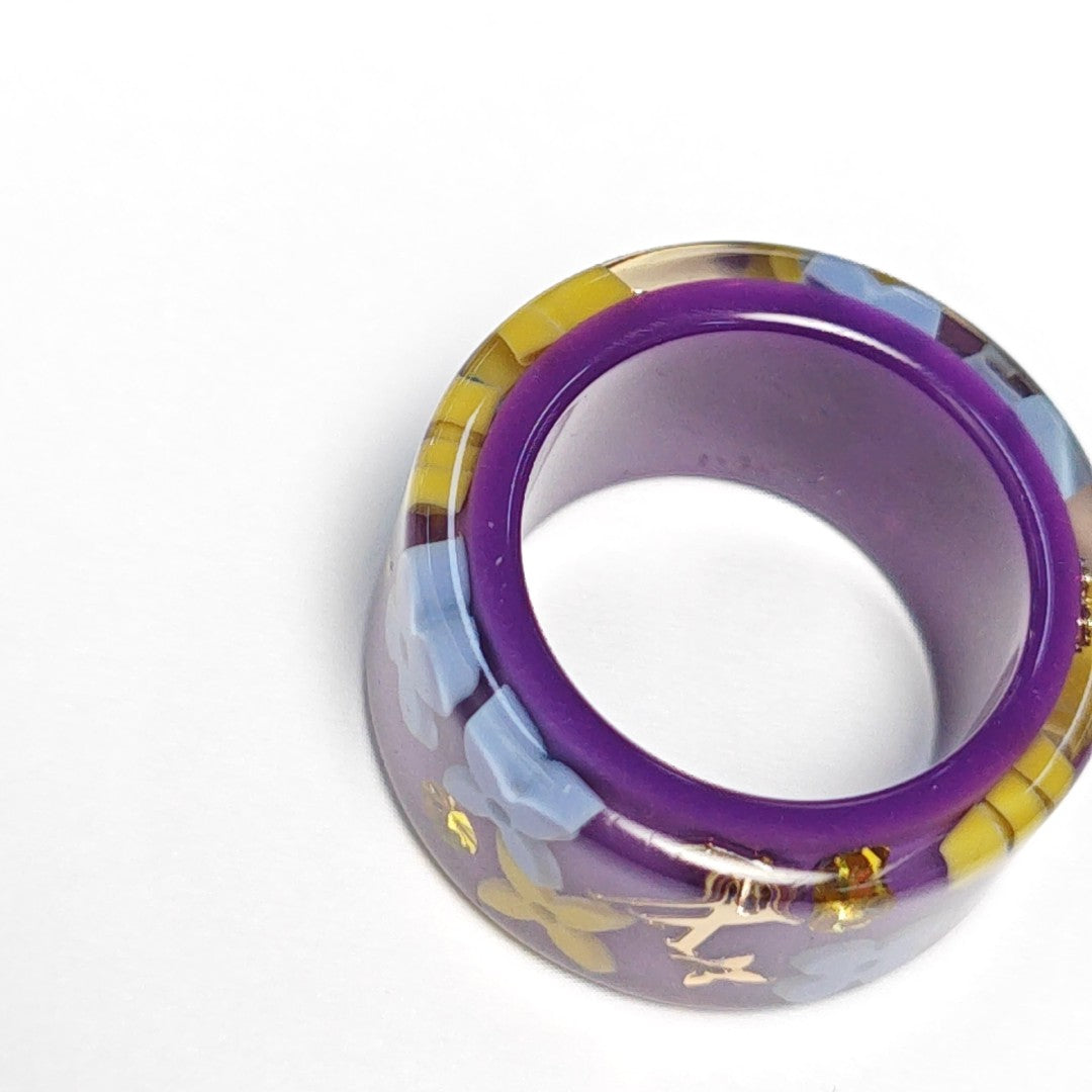 Resin Purple Ring EU 53