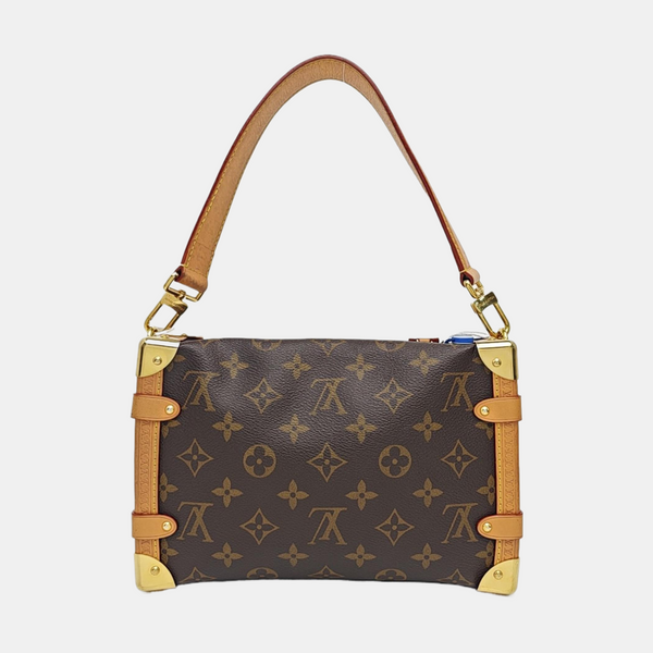 SIDE TRUNK MM Monogram Coated Canvas Brown