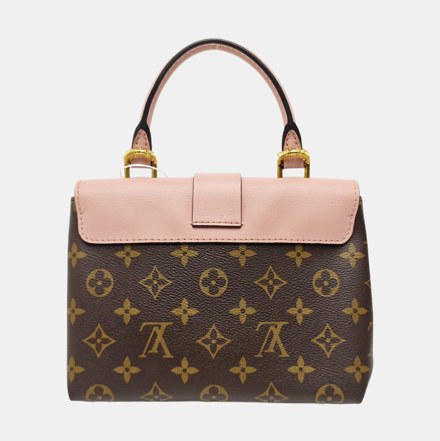 LOCKY BB Monogram Coated Canvas Pink