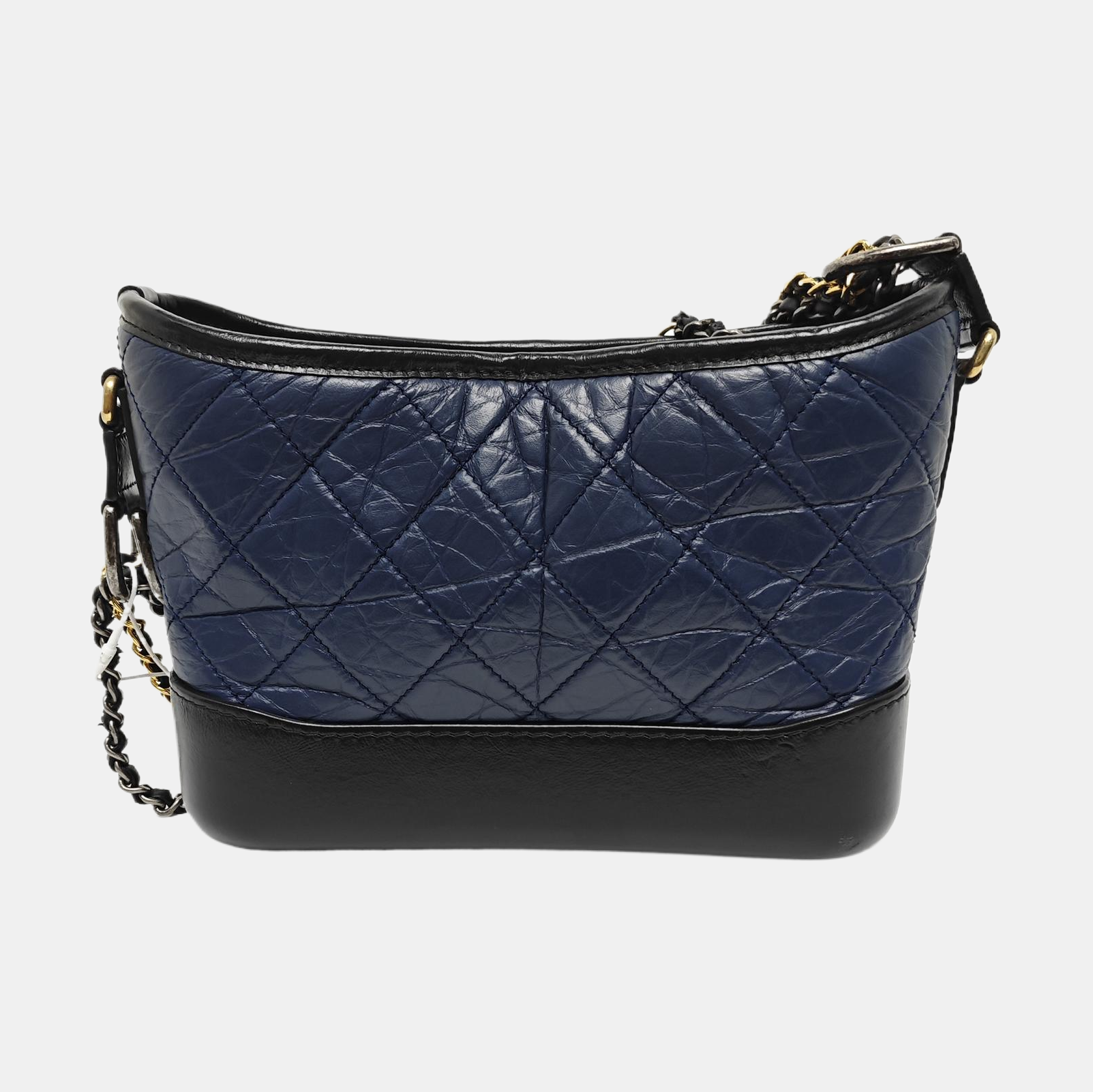 GABRIELLE Small Quilted Calfskin Blue