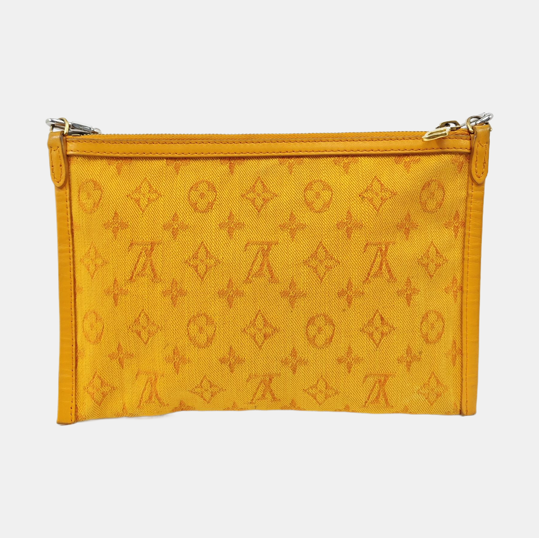 FLAT Monogram Coated Canvas Gray