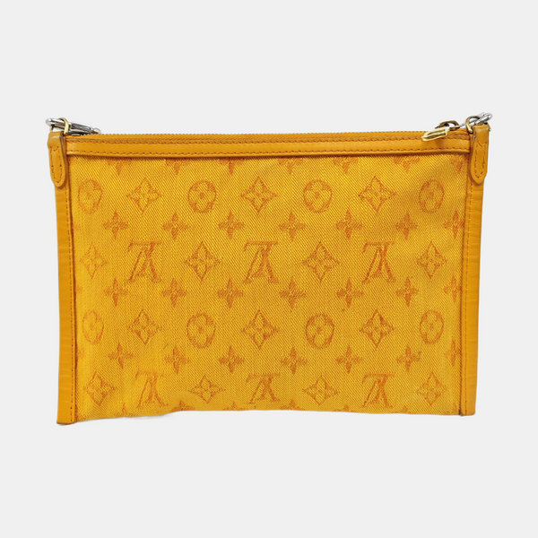 FLAT Monogram Coated Canvas Gray