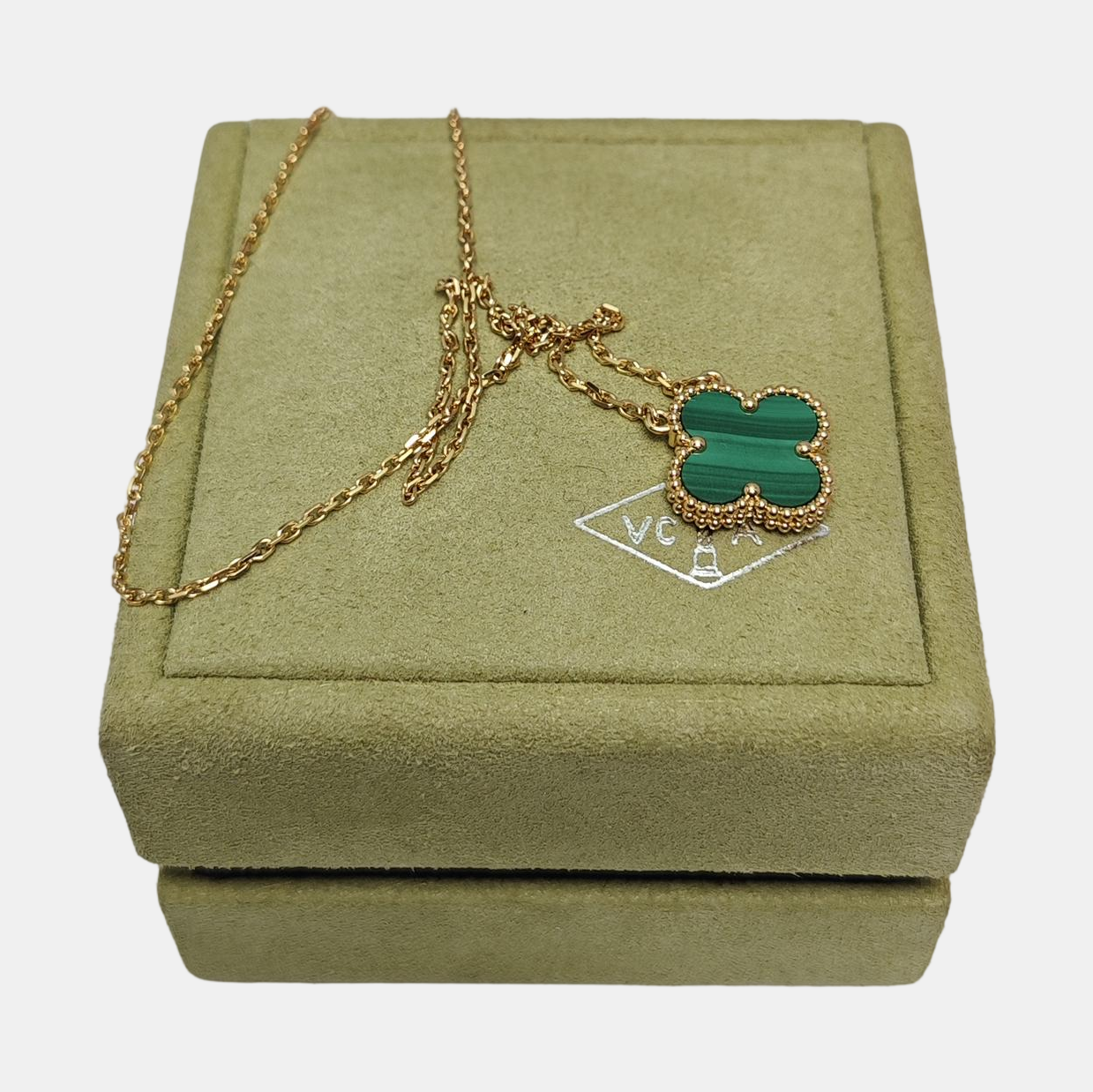 Vintage Alhambra 18k Gold Necklace