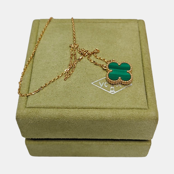 Vintage Alhambra 18k Gold Necklace