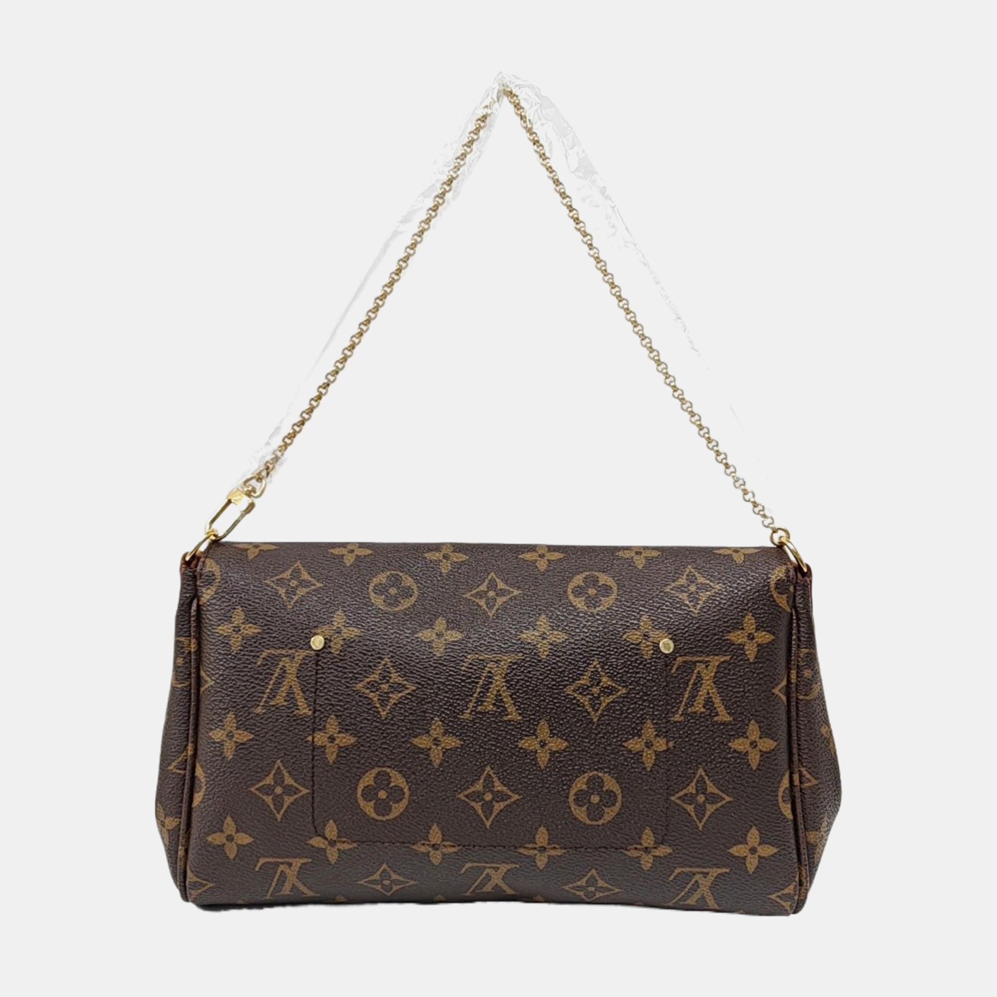 FAVORITE MM Monogram Coated Canvas Brown