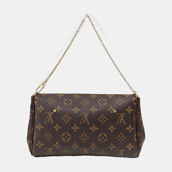 FAVORITE MM Monogram Coated Canvas Brown