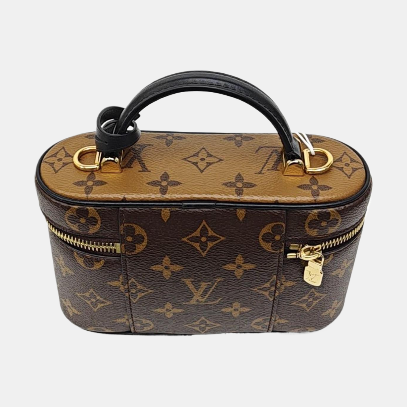 Vanity Chain Pouch Monogram Coated Canvas Brown
