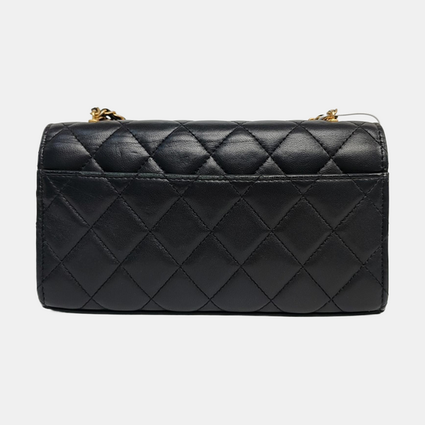 WOC Quilted Lambskin Black