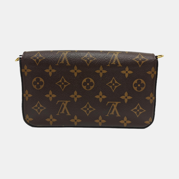 FÉLICIE Monogram Coated Canvas Brown