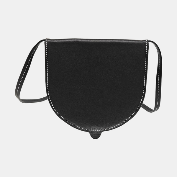 Heel Small Calfskin Black