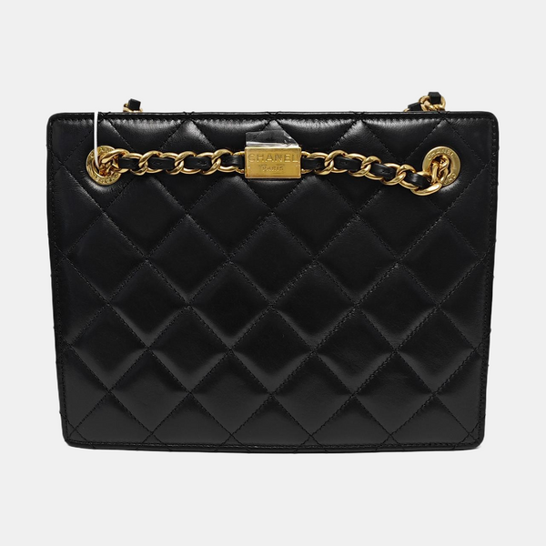 Quilted Lambskin Small Black