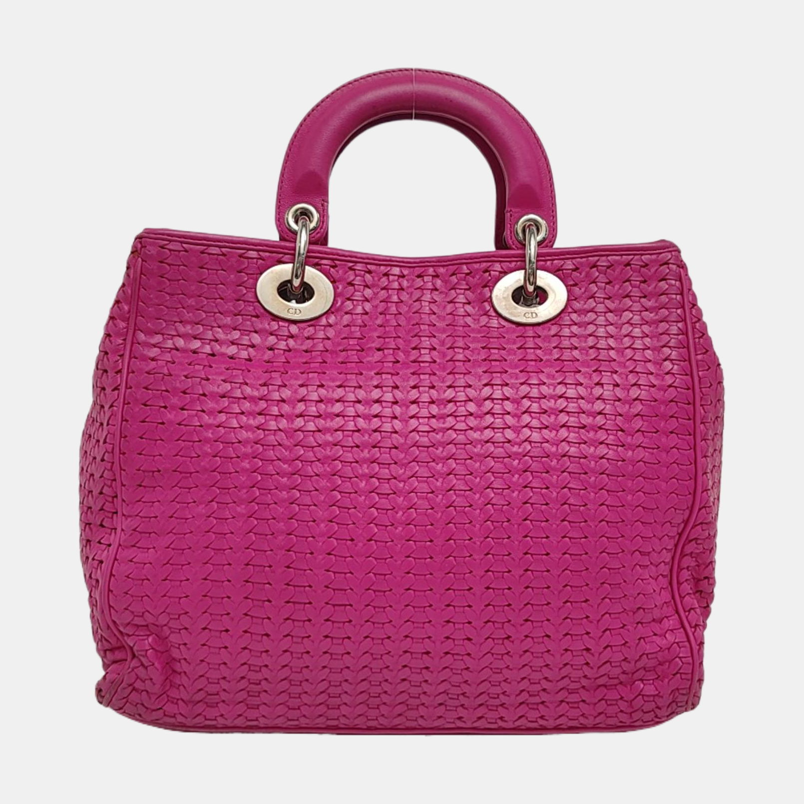 Authenticated pre-owned  Diorissimo Calfskin Red - Tote Bag at Looply