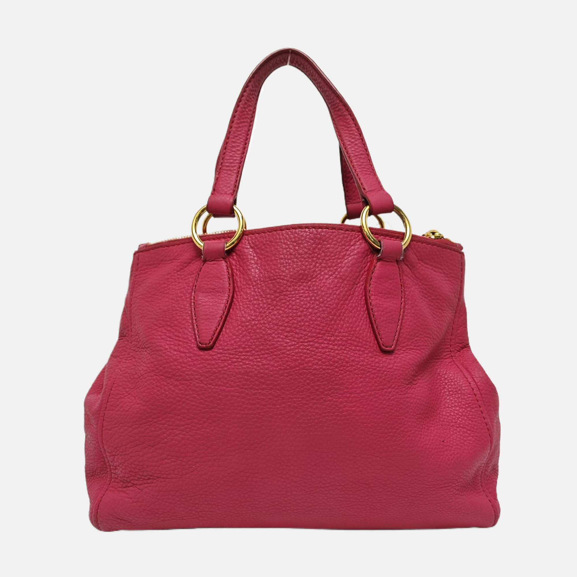 Calfskin Tote Bag Red