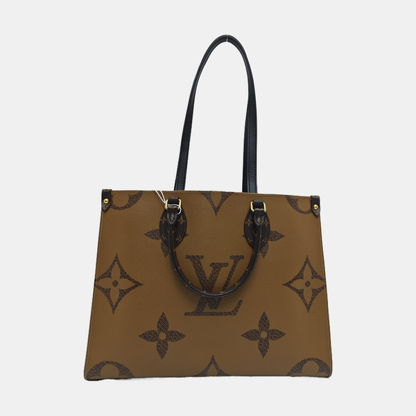 ONTHEGO MM Monogram Coated Canvas Brown