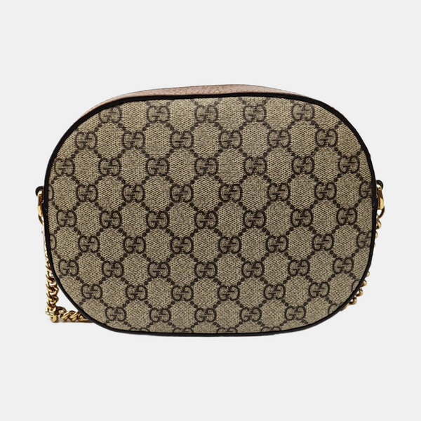Monogram Coated Canvas Shoulder Bag Beige
