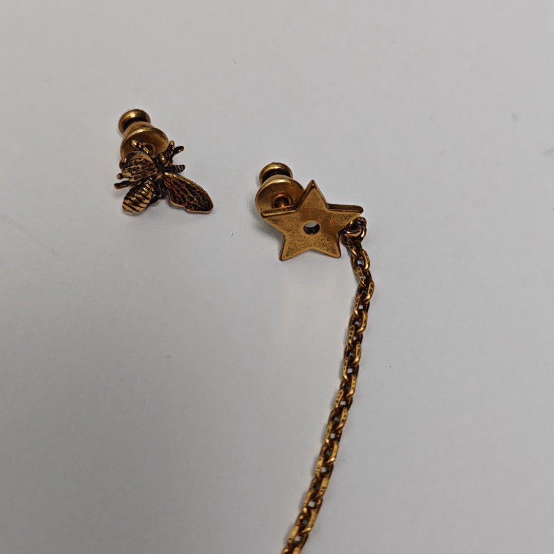 Metal Gold Stud Earrings