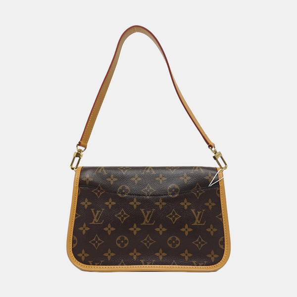 DIANE Monogram Coated Canvas Brown