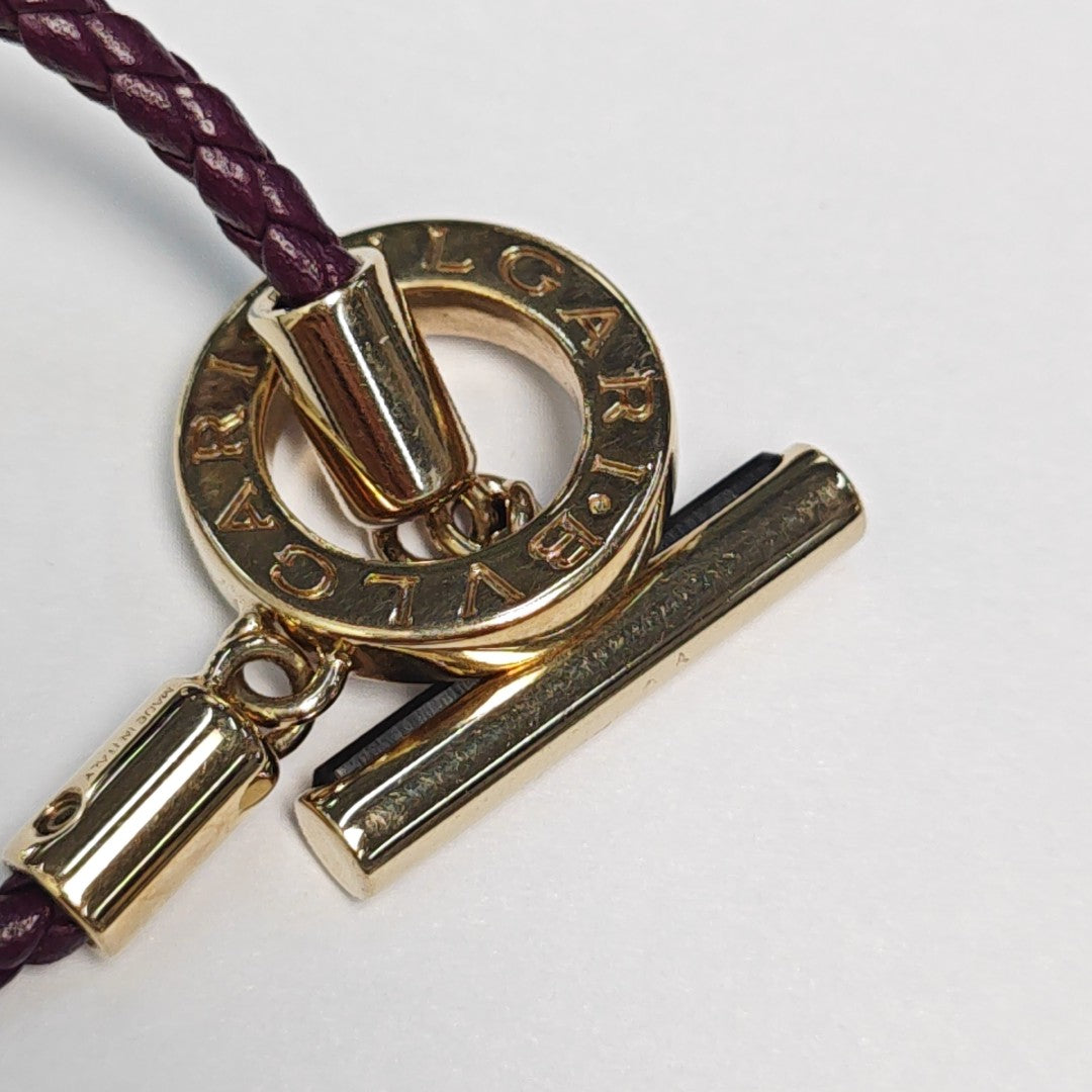 Leather Purple Bracelet