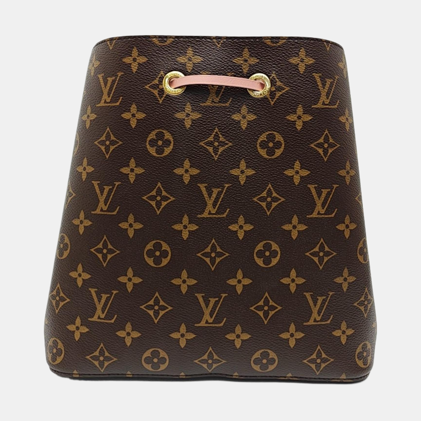 NÉONOÉ MM Monogram Coated Canvas Brown