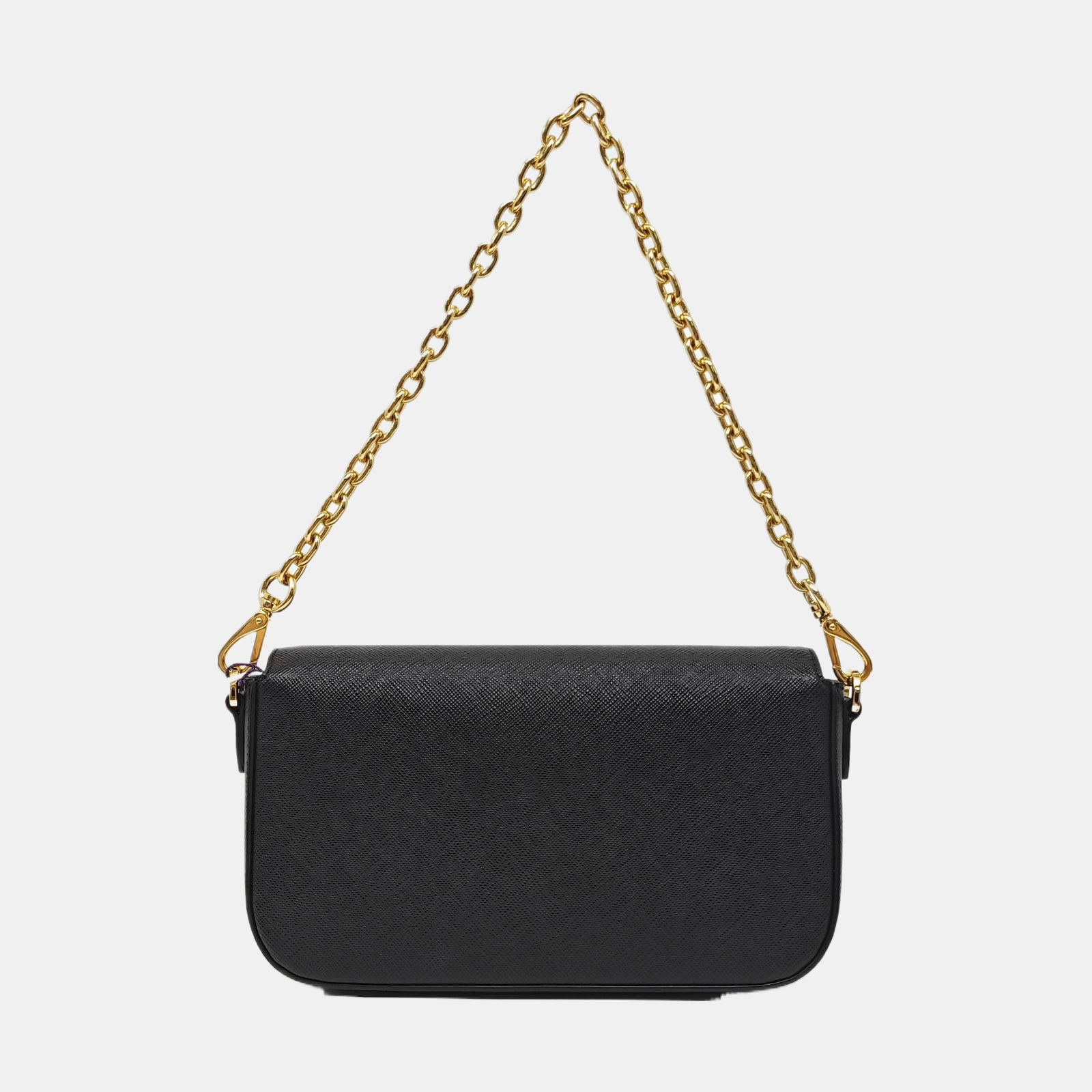 Calfskin Shoulder Bag Black