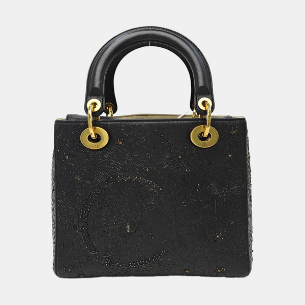Lady Dior Medium Lambskin Black