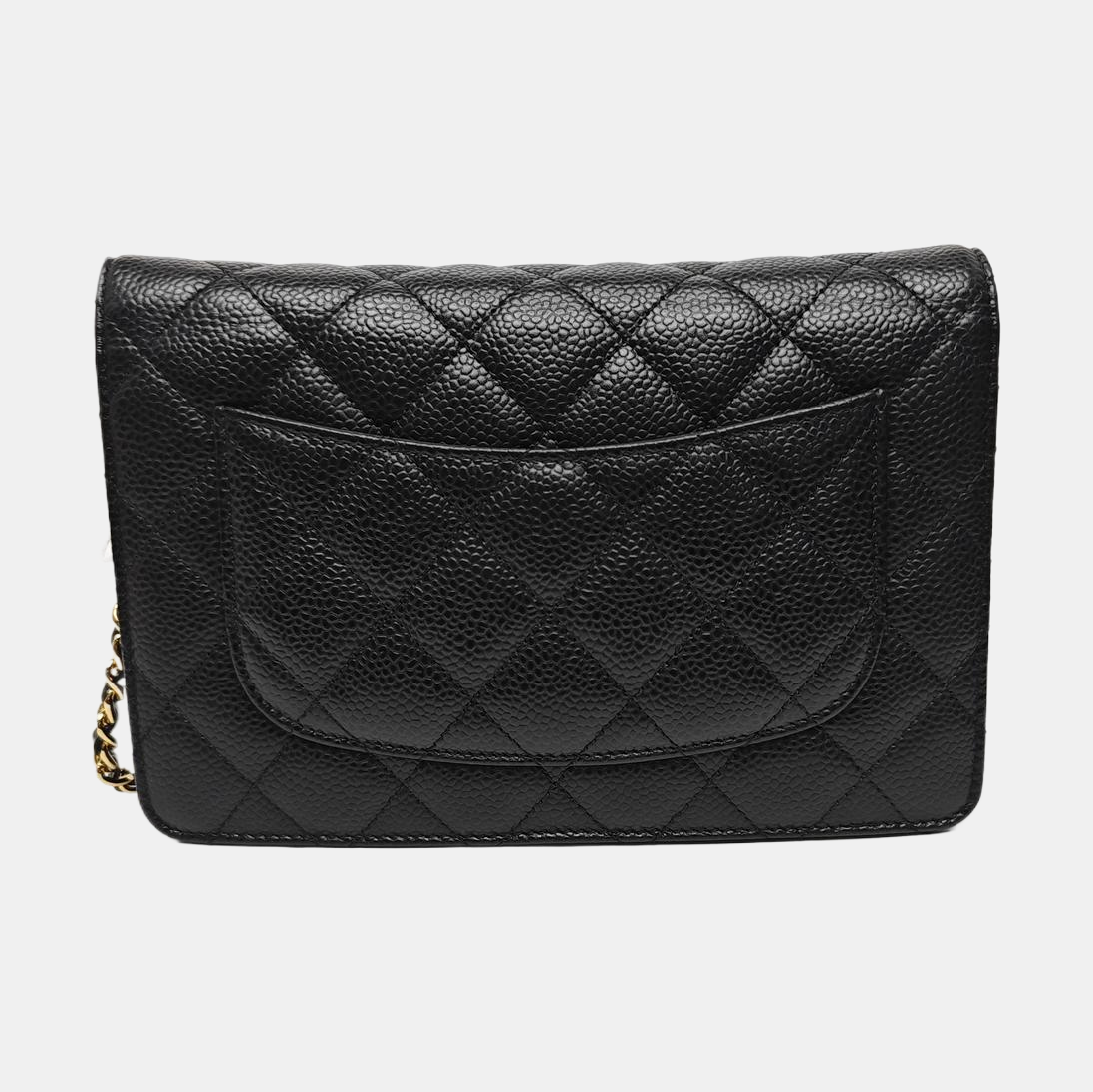 WOC Quilted Grained Calfskin Black