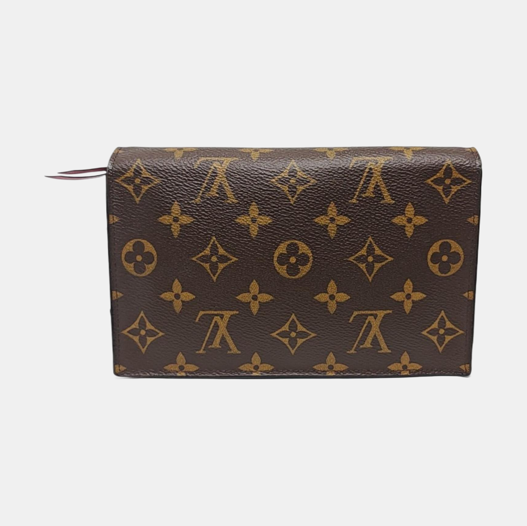 FLORE Monogram Coated Canvas Brown