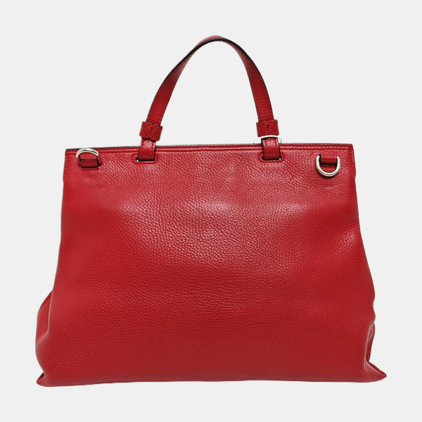 Daily Calfskin Red