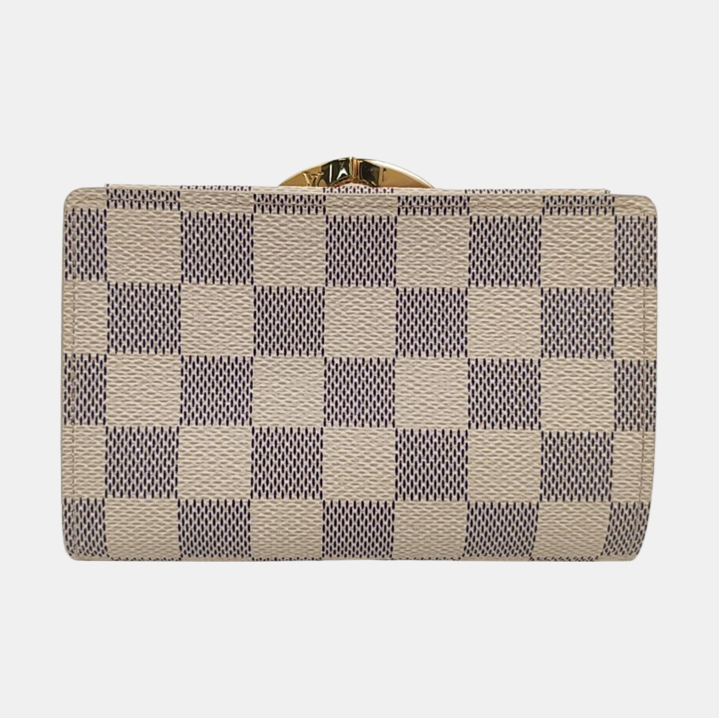 VIENNOIS Damier Azur Coated Canvas White Wallet